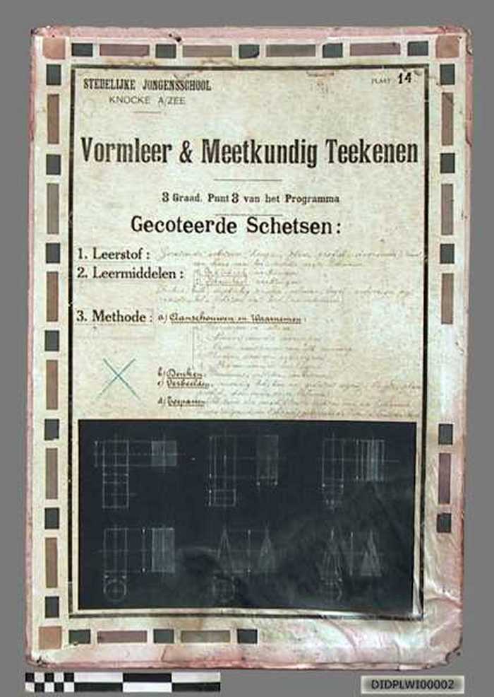 Vormleer & Meetkundig Teekenen - Gecoteerde schetsen.