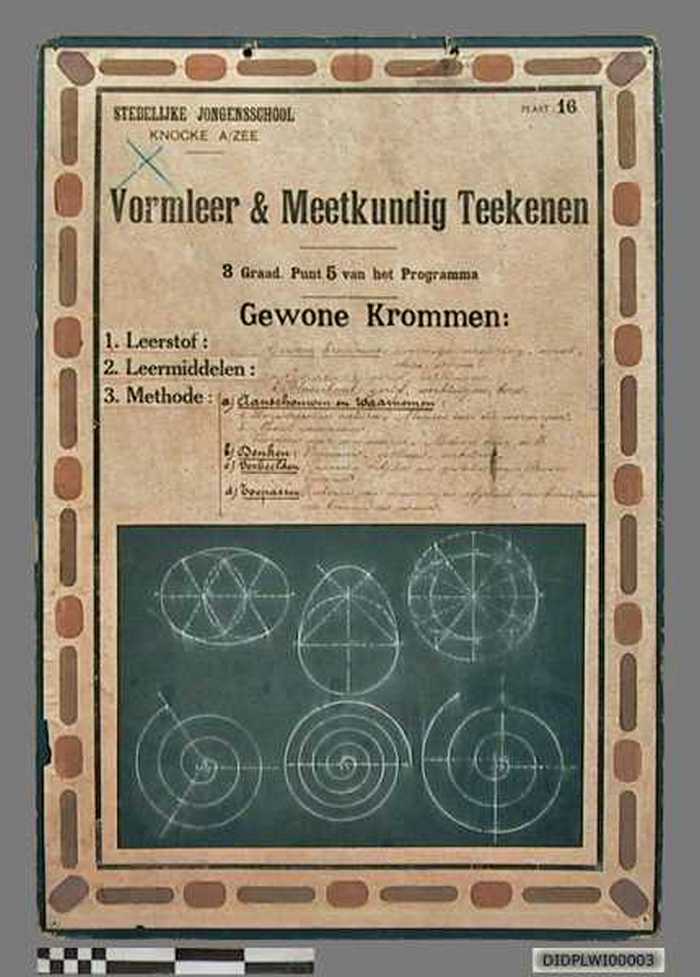 Vormleer & Meetkundig Teekenen - Gewone krommen.