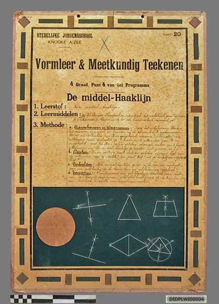 Vormleer & Meetkundig Teekenen - De middel-Haaklijn.