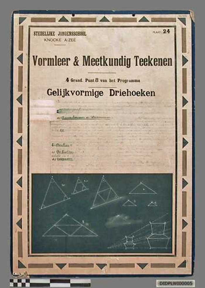 Vormleer & Meetkundig Teekenen - Gelijkvormige Driehoeken.