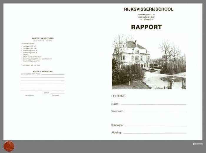 Rapport Rijksvisserijschool
