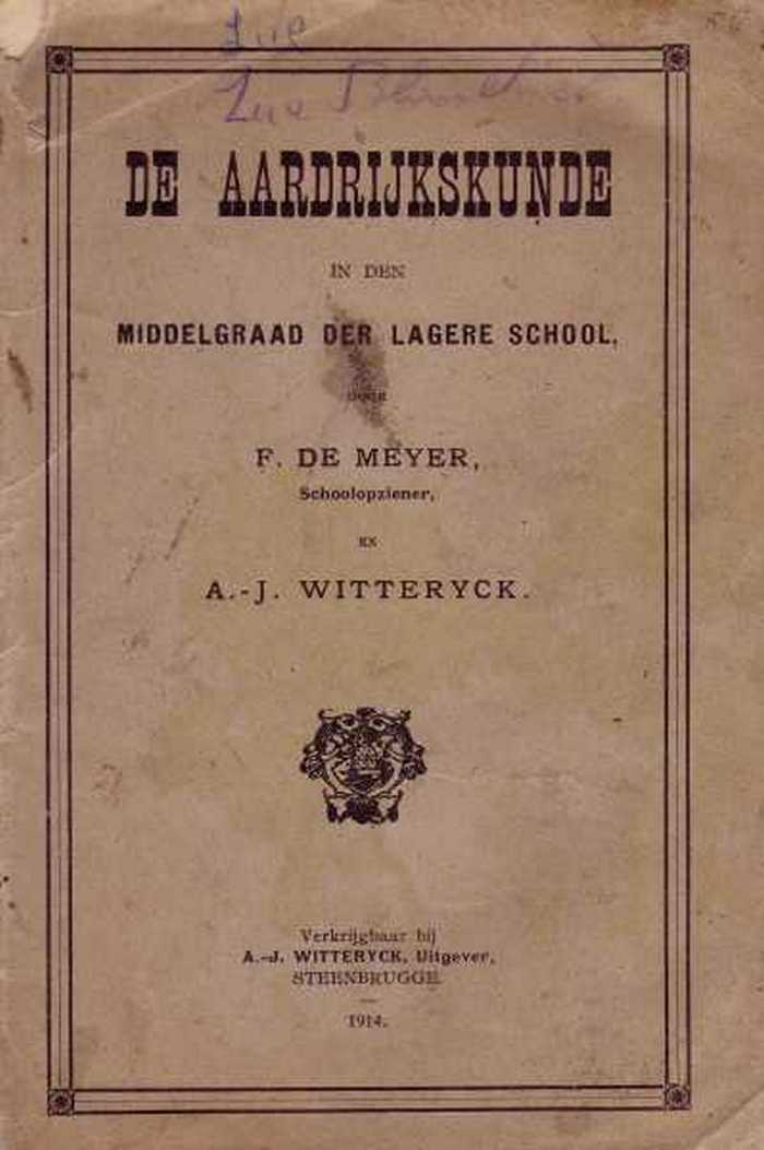 De Aardrijkskunde in den Middengraad der Lageren School