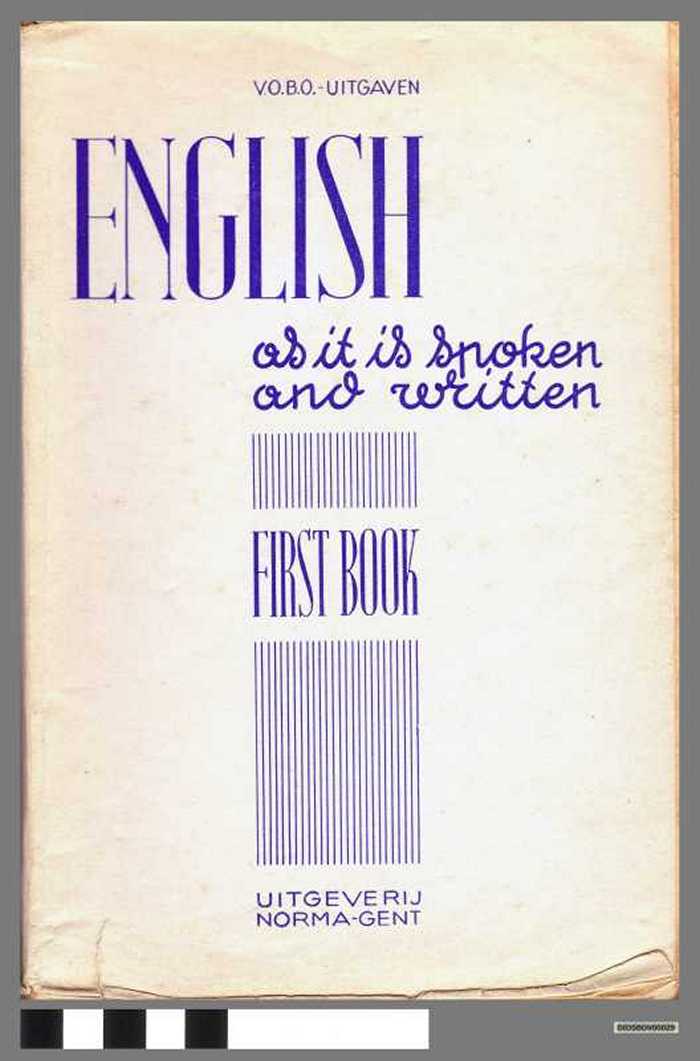 English as its spoken and written.