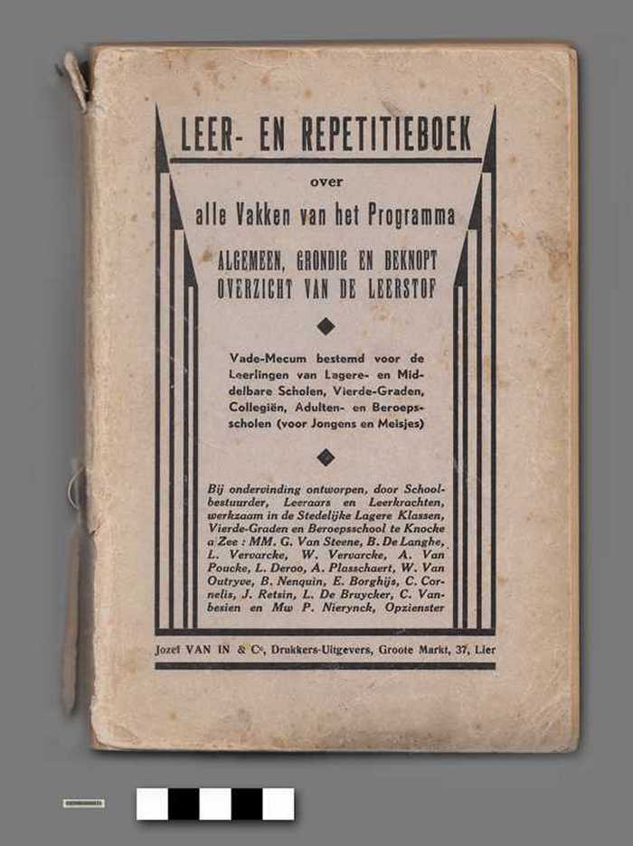 Leer- en Repetitieboek over alle vakken van het Programma - Algemeen, grondig en beknopt overzicht van de leerstof