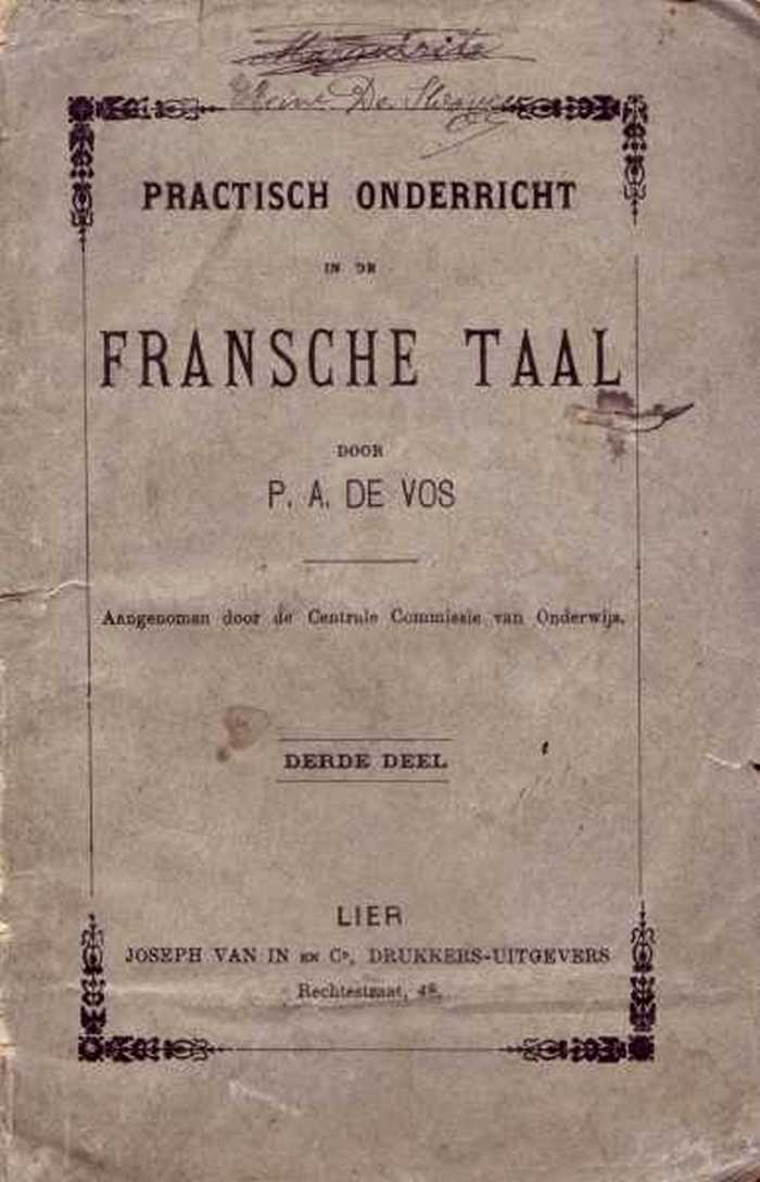 Practisch Onderricht in de Fransche Taal, 3e deel