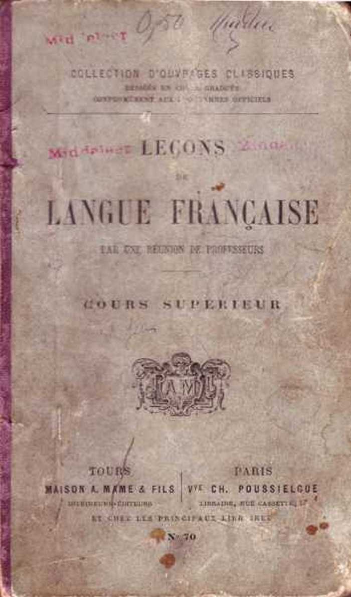 Leçons de Langue Française