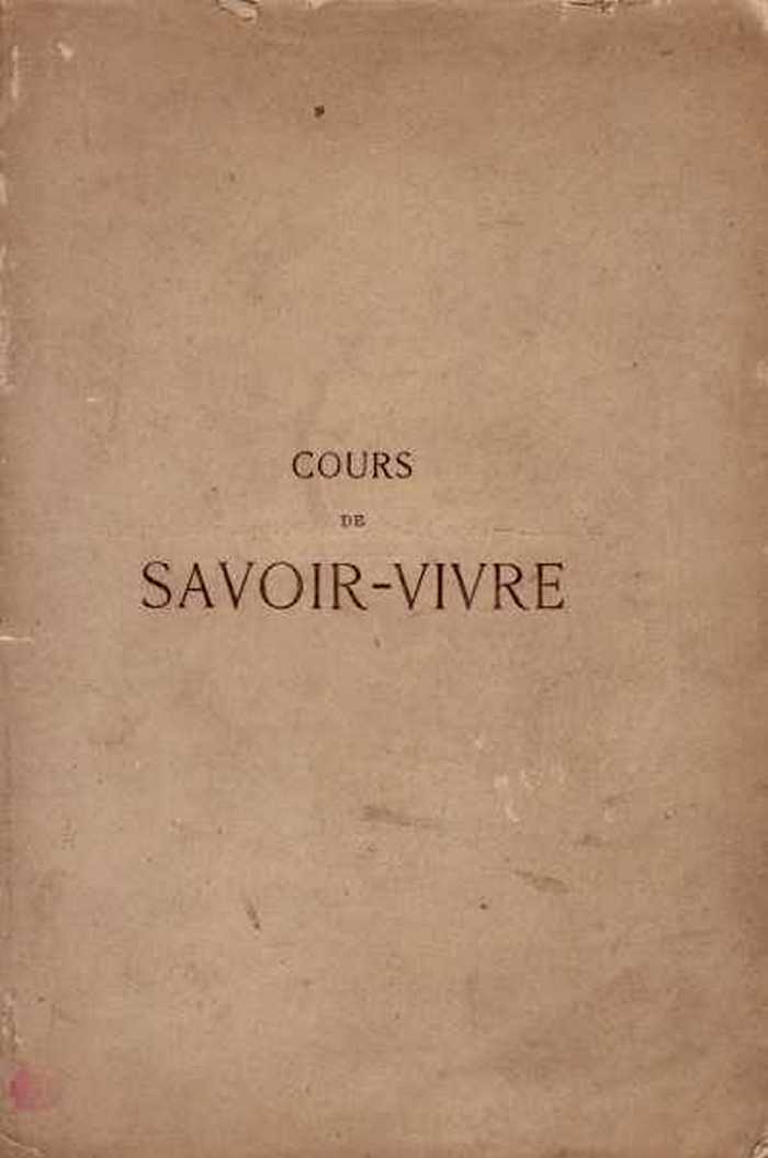 Cours de Savoir-Vivre