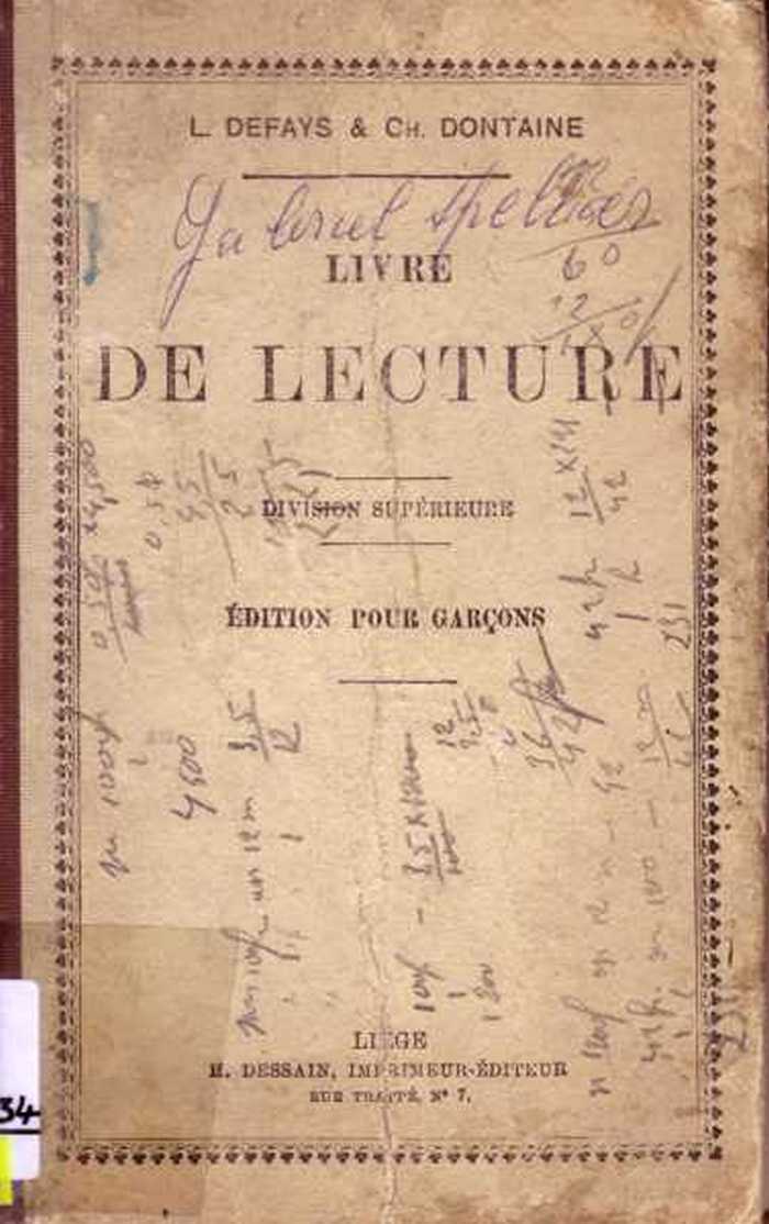 Livre de Lecture, Edition pour Garçons