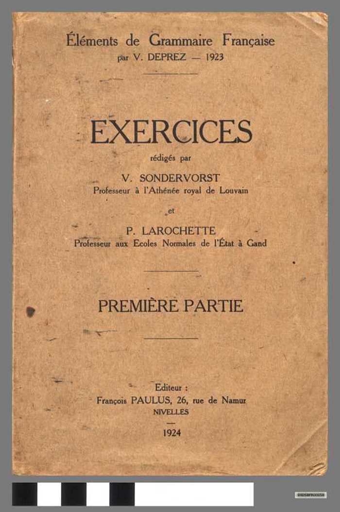 Eléments de Grammaire Française - Exercices