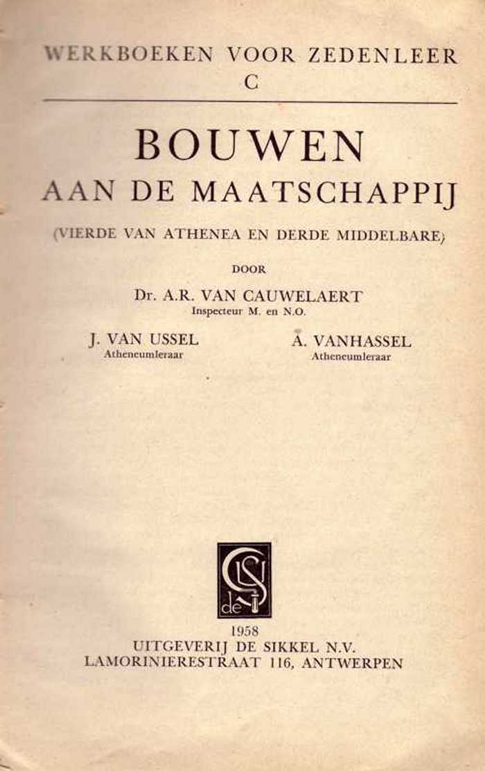 Boek: Bouwen aan de Maatschappij