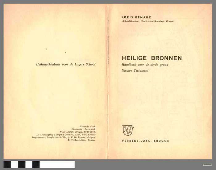 Boek: Heilige bronnen - Handboek voor de derde graad - Nieuwe Testament