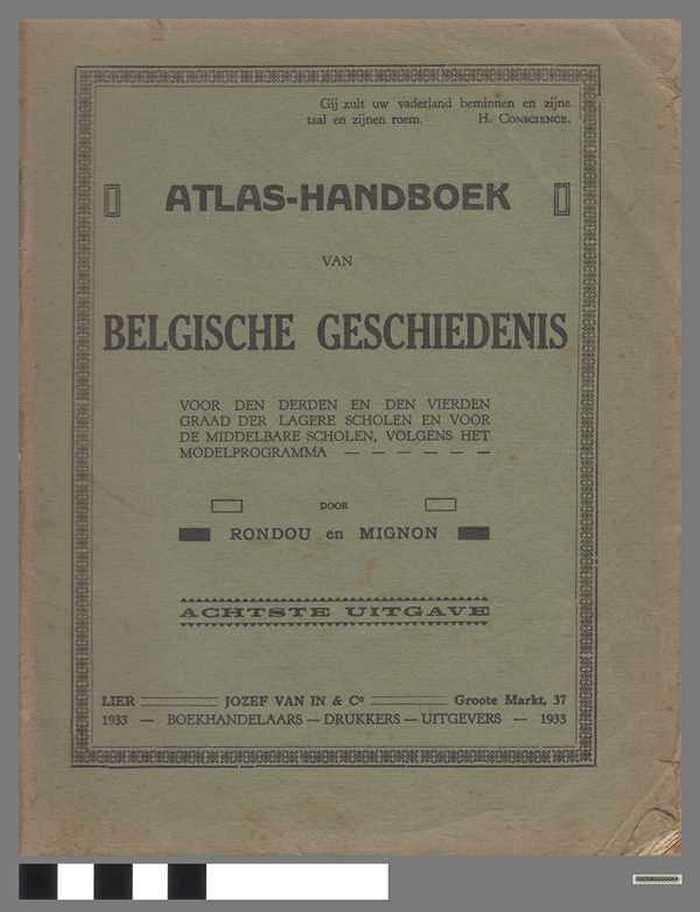 Atlas-handboek van Belgische geschiedenis