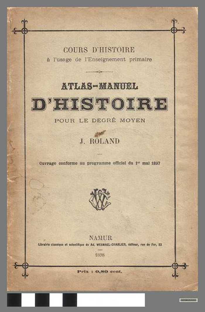 Atlas-manuel d'Histoire pour le degré moyen