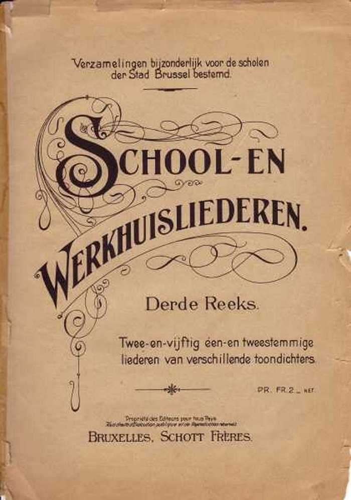 School- en Werkhuisliederen, 3e reeks