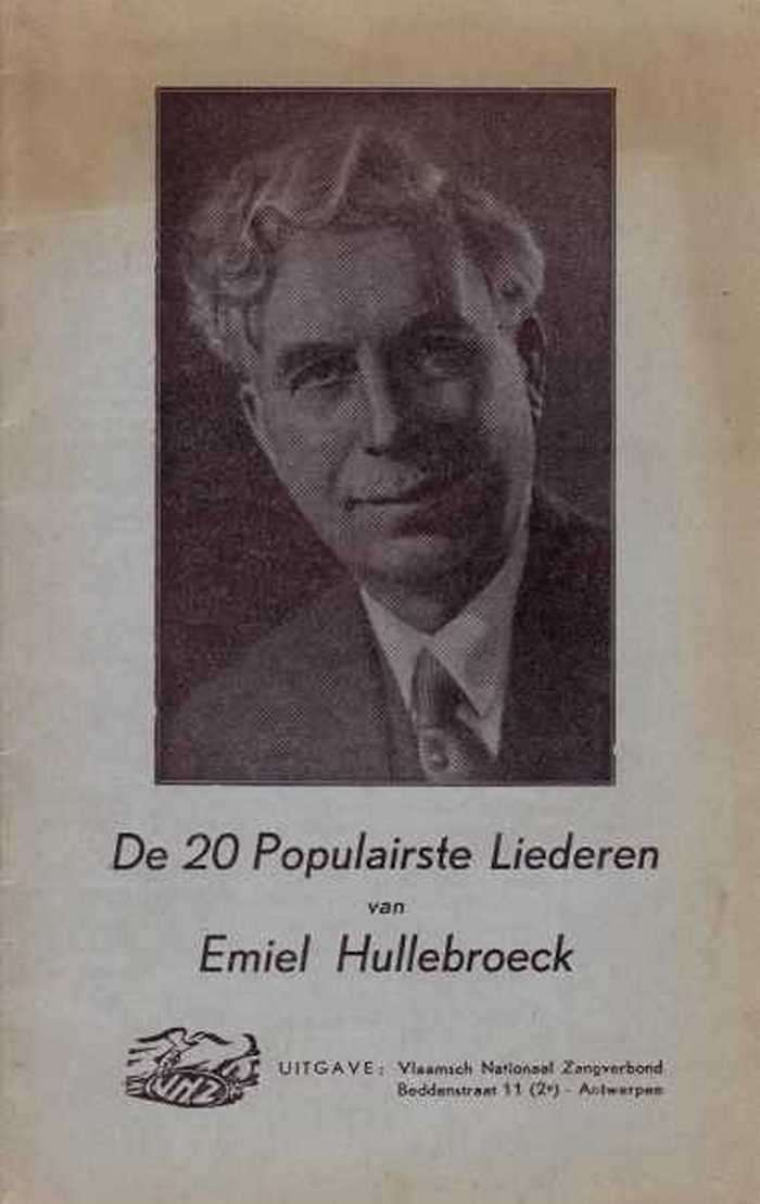 De 20 Populairste Liederen van Emiel Hullebroeck