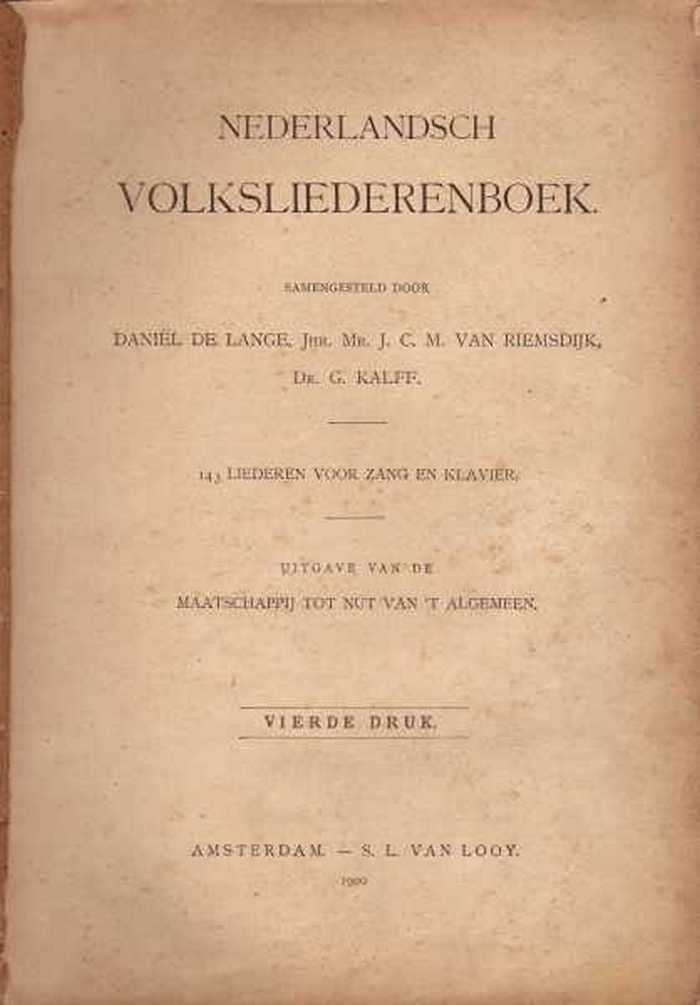 Nederlandsch Volksliederenboek