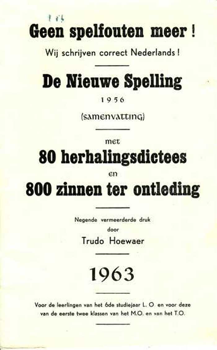 De Nieuwe Spelling