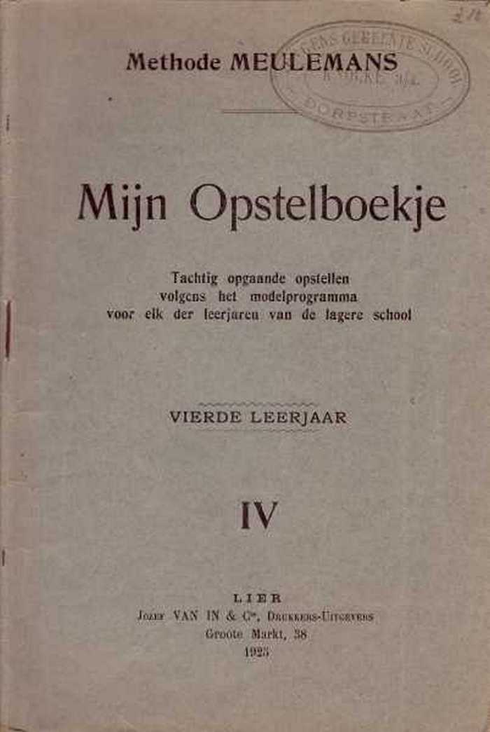 Mijn Opstelboekje IV