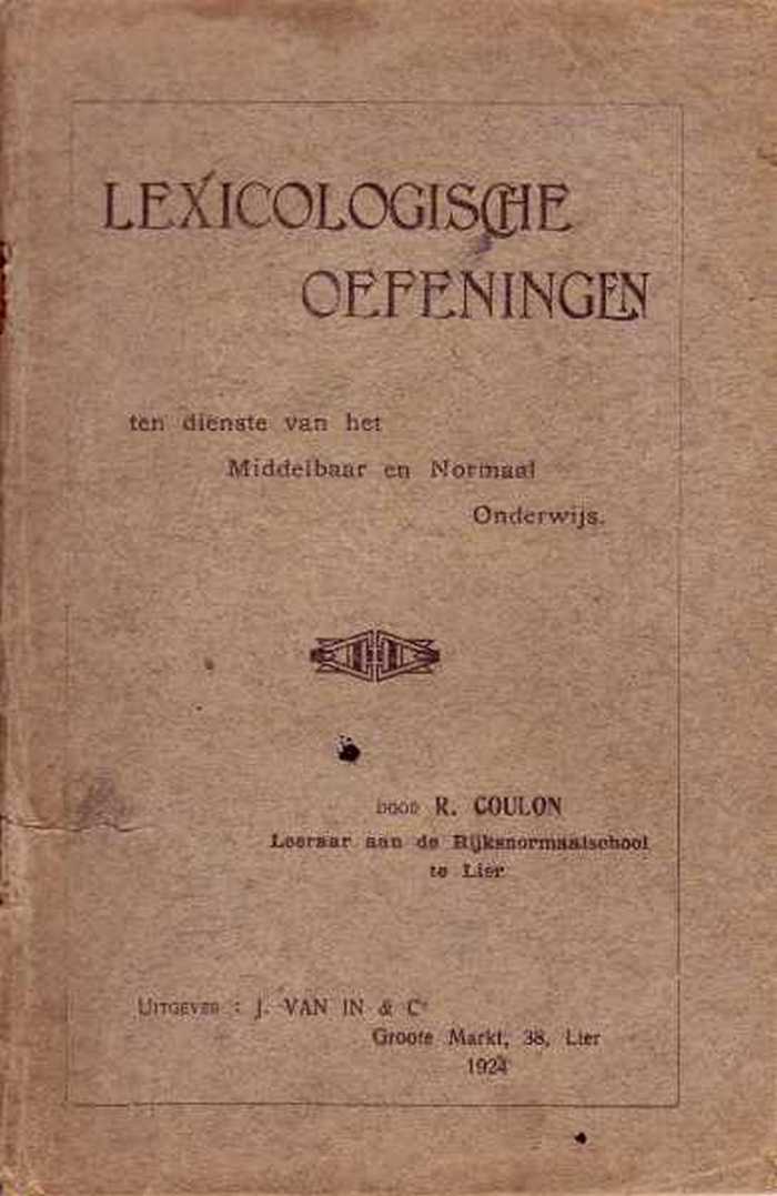 Lexicologische Oefeningen