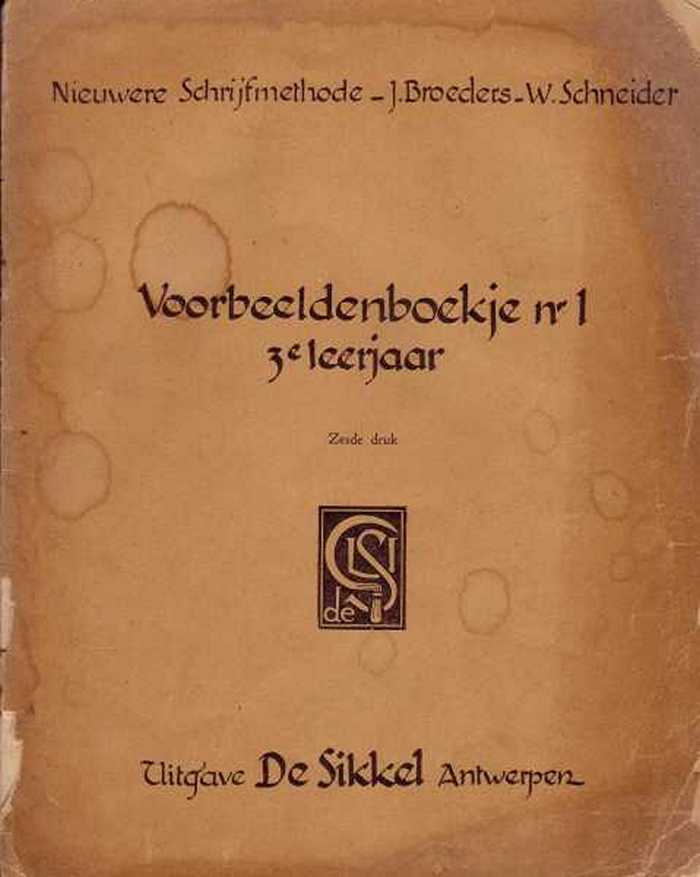 Voorbeeldenboekje N° 1, 3e Leerjaar