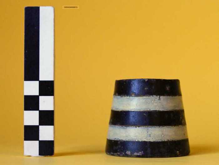 Miniatuur van boei, lateraal stelsel, werd gebruikt onder Engelse kust.