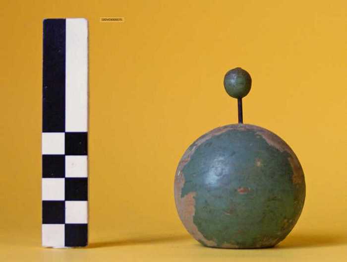 Miniatuur van boei, lateraal stelsel, werd gebruikt onder Belgische-, Nederlandse-, Engelse-, Franse en Duitse kust.