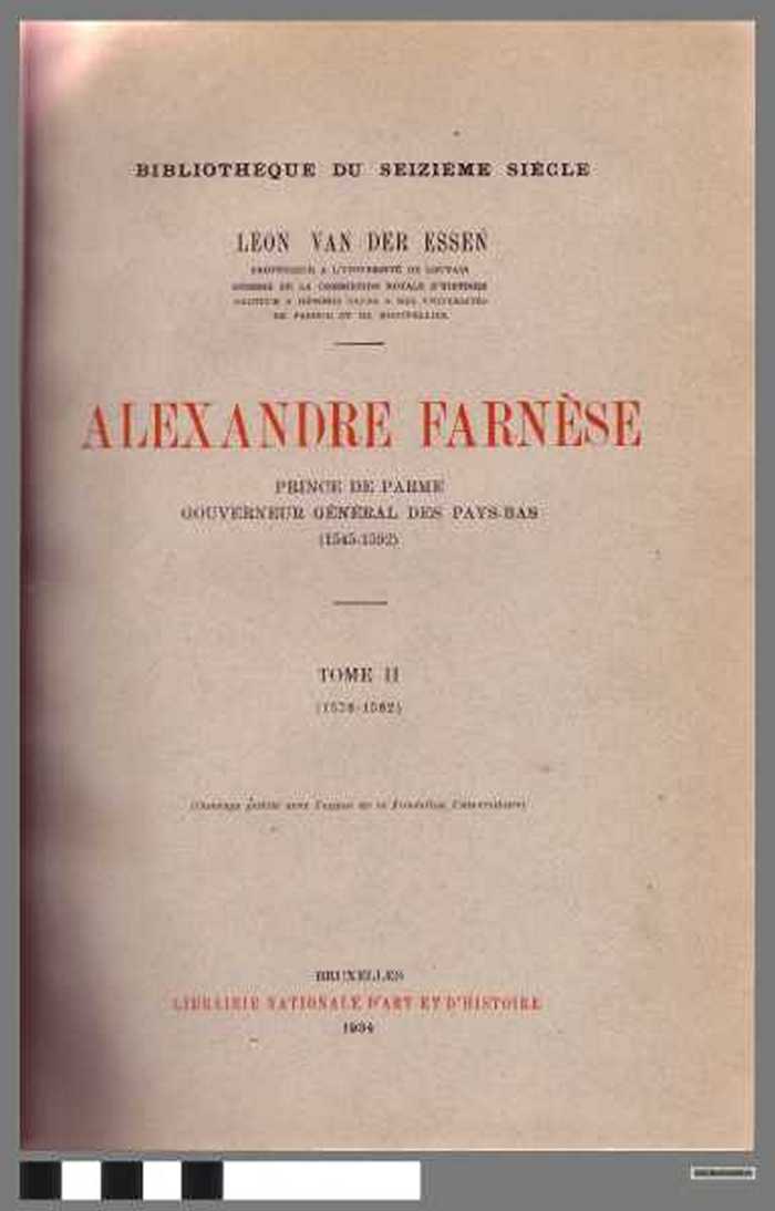 Alexandre Farnèse, Deel 2