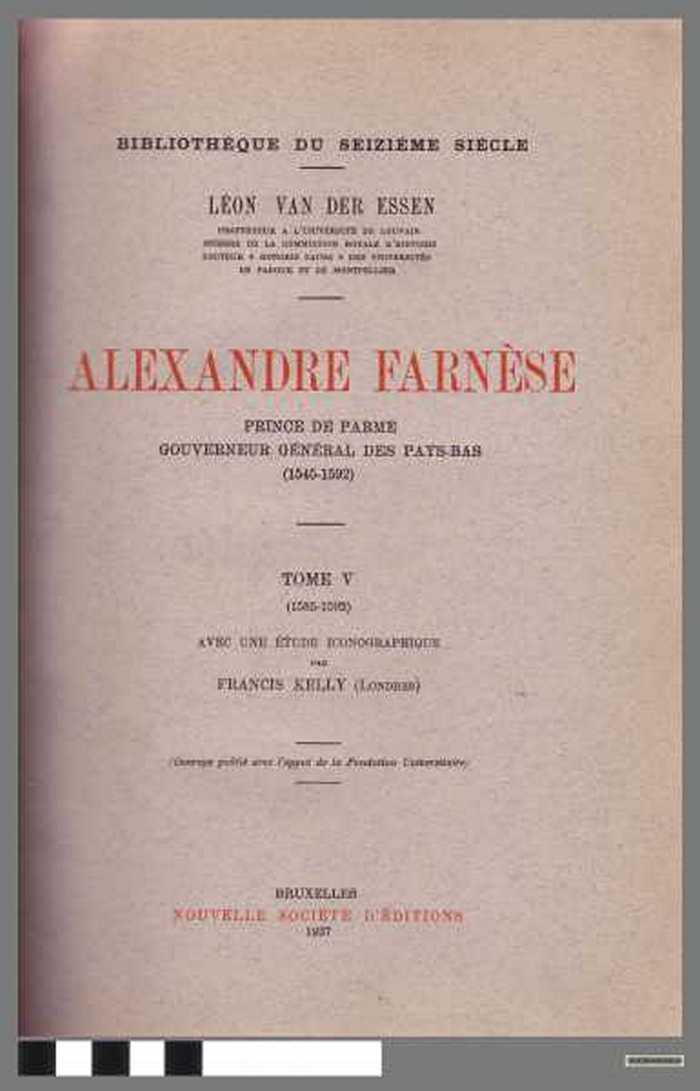 Alexandre Farnèse, Deel 5