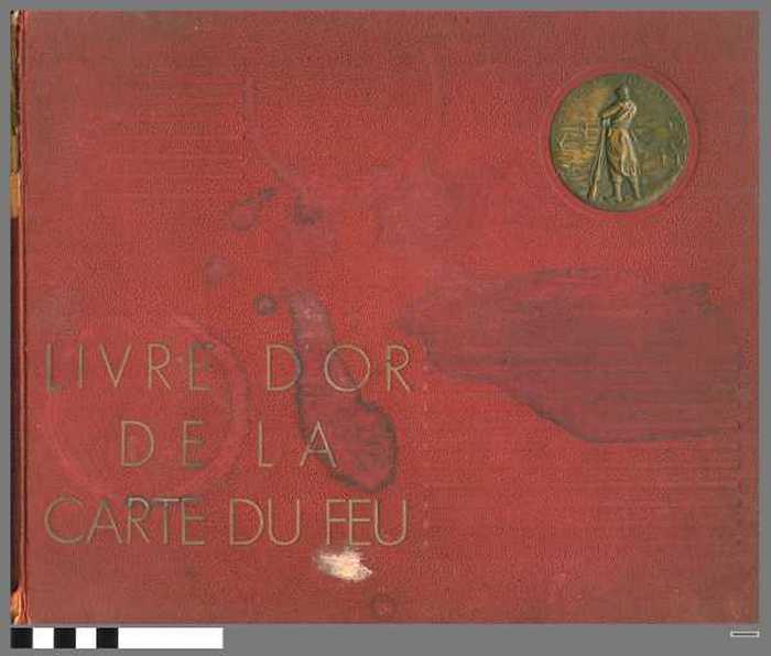 Livre dor de la carte de feu