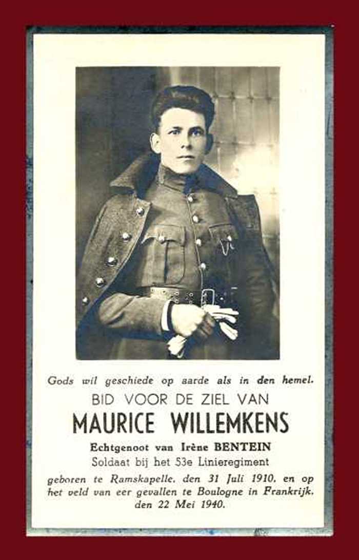 WILLEMKENS Maurice