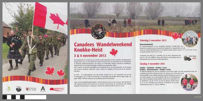 Canadees Wandelweekend  - Knokke-Heist - 3 & 4 november 2012