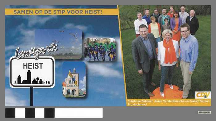 Verkiezingsdrukwerk: Samen op de stip voor Heist! - CDV