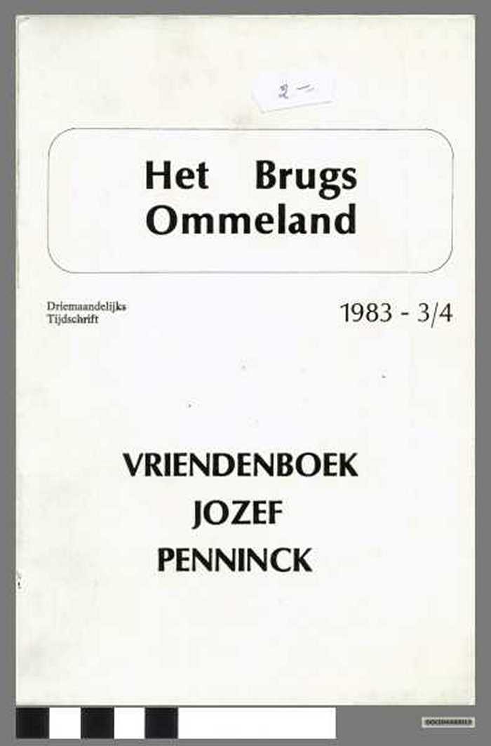 Boek: Het Brugs Ommeland. Vriendenboek Jozef Penninck