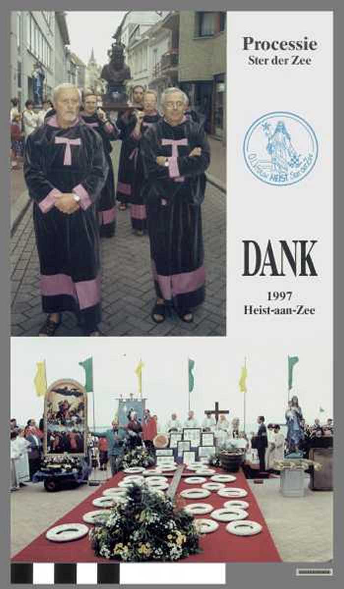 Postkaart: Processie Ster der Zee 1997