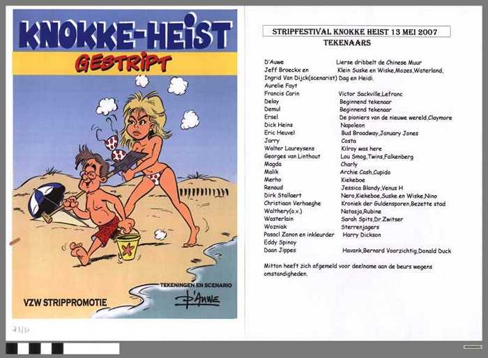 4e stripfestival Knokke-Heist