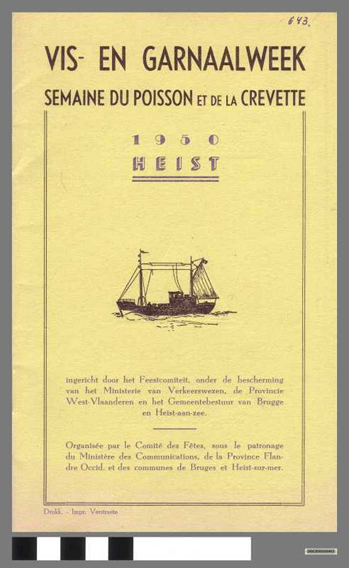 Vis- en garnaalweek - 1950 - Semaine du poisson et de la crevette-Heist.