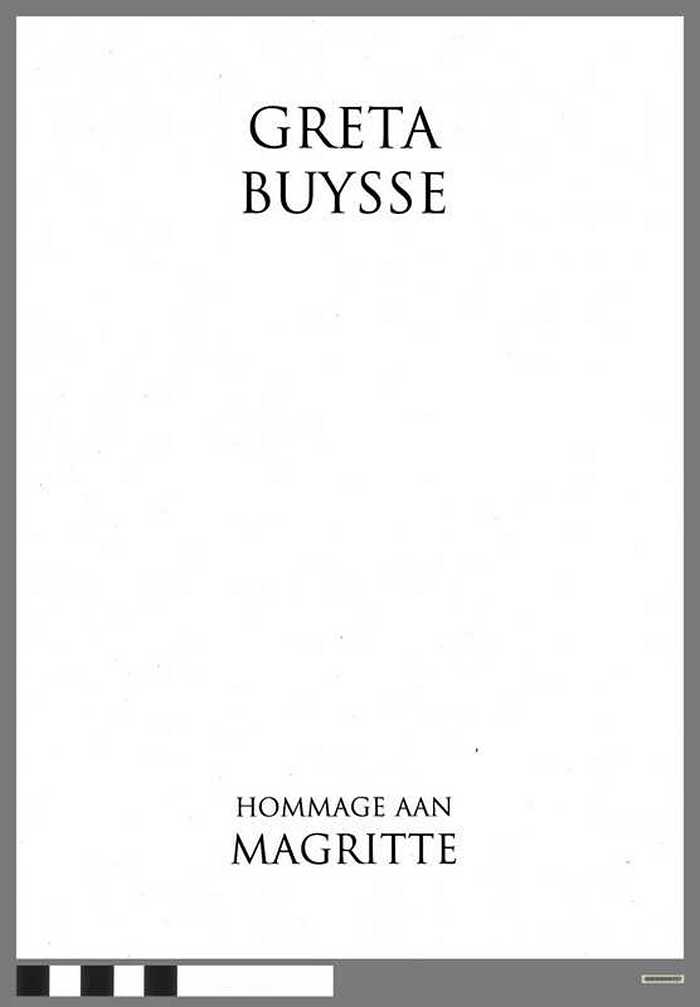 Greta Buysse - Hommage aan Magritte