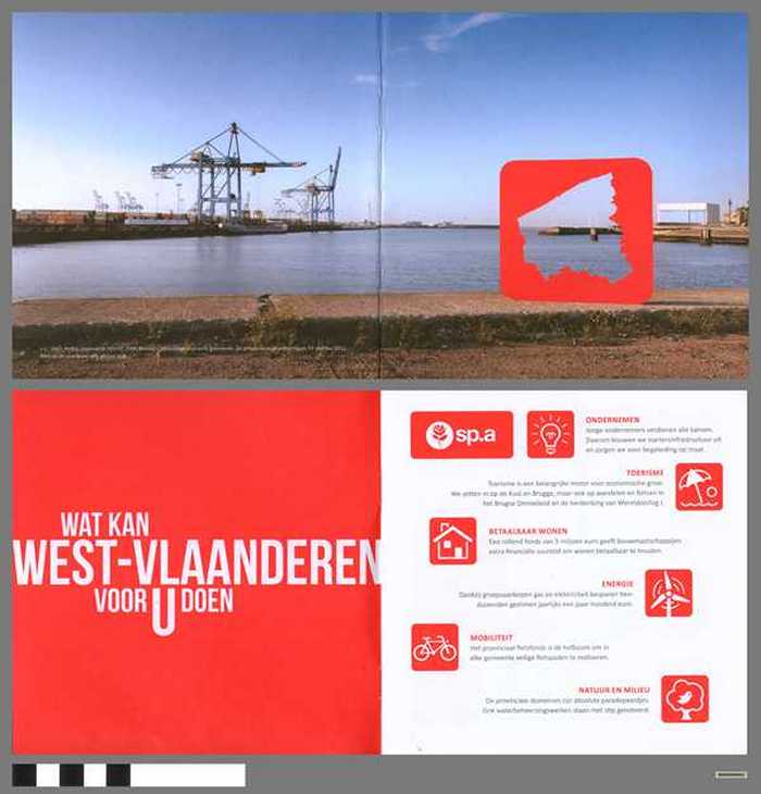 Verkiezingsdrukwerk: sp.a West-Vlaanderen