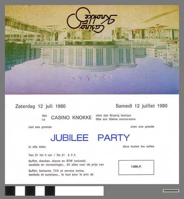 Jubilee Party Casino Knokke