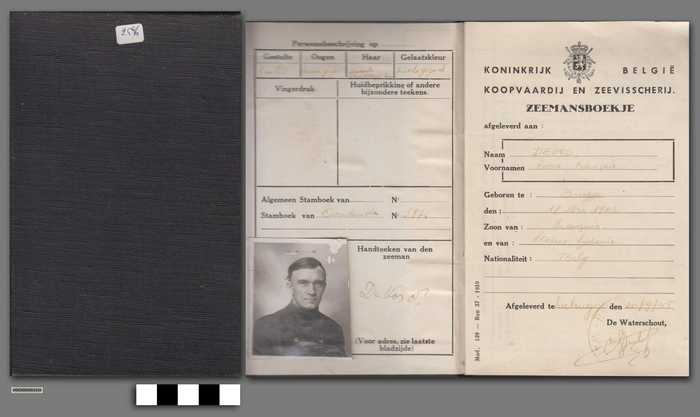 Zeemansboekje - DE VOS Pierre François - 1945