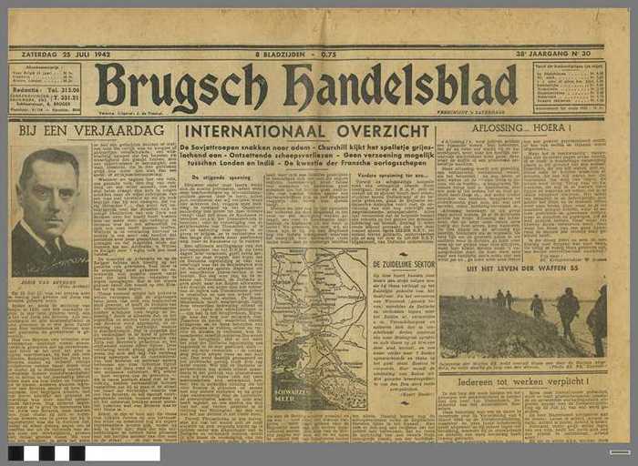 Brugsch Handelsblad - N° 30 dd. 25 juli 1925