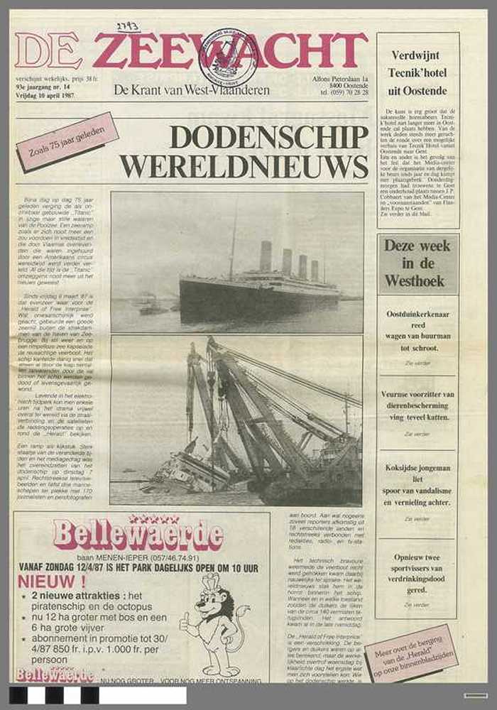 De Zeewacht - N° 14 dd. 10 april 1987