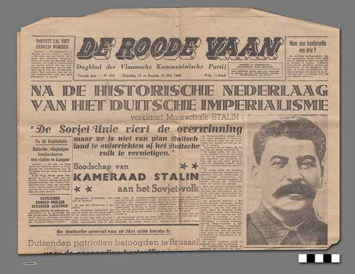 De Roode Vaan - Dagblad der Vlaamsche kommunistische Partij