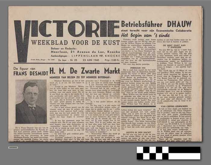 Krant: Victorie - Weekblad voor de Kust - 2e Jaar - Nr 25 - 23 juni 1945