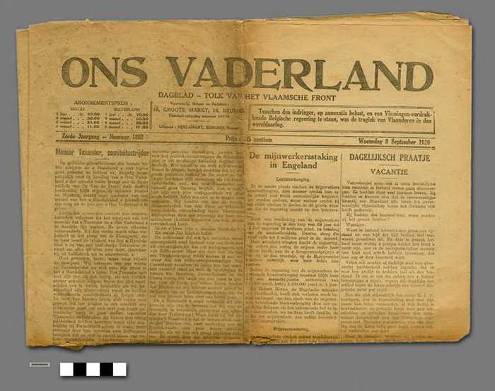 Ons Vaderland - woensdag 8 september 1920