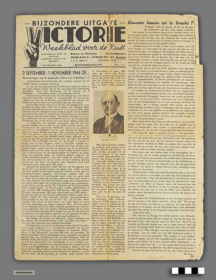 VICTORIE - Weekblad voor de Kust - Bevrijdingsuitgave - 1 november 1945