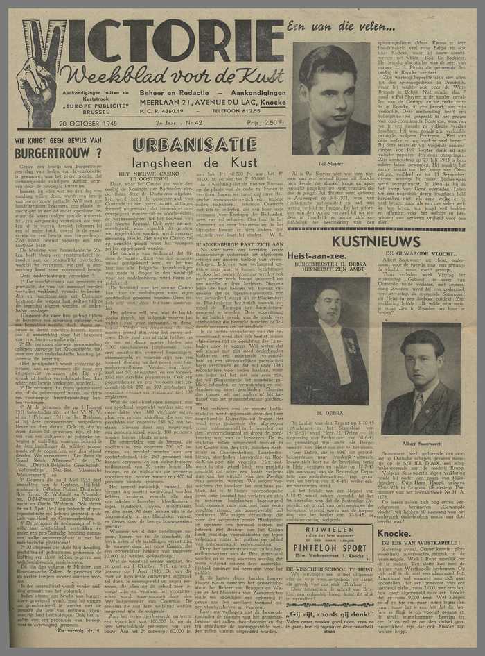 Krantje: Victorie - 2e jaar - N° 42 - 20 October 1945