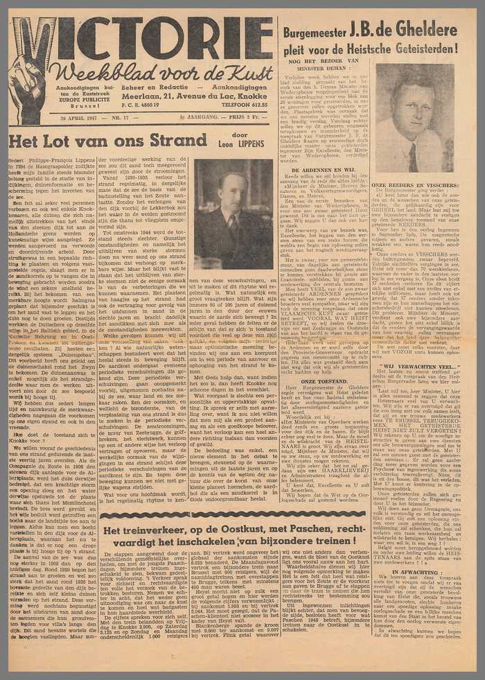Krantje: Victorie - 4e jaar - N° 17 - 26 april 1947