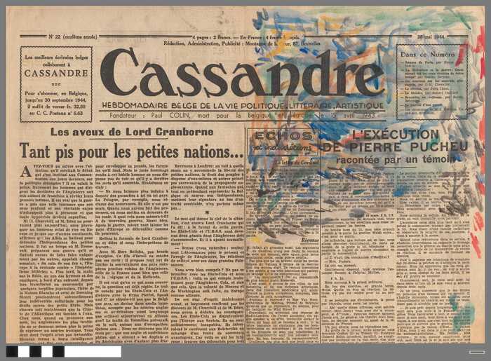 Krant: Cassandre - hebdomadaire belge de la vie politique, littéraire, artistique - Nr. 22 - 28 mai 1944