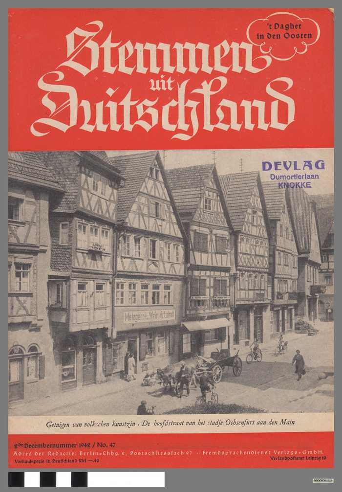 Tijdschrift: Stemmen uit Duitschland - nr. 47